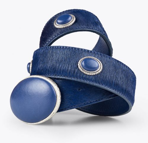 Cinturón Pony Azul con Chapón
