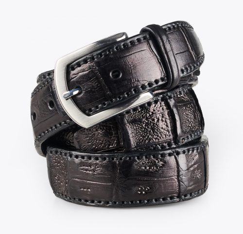 Cinturón Cocodrilo Negro